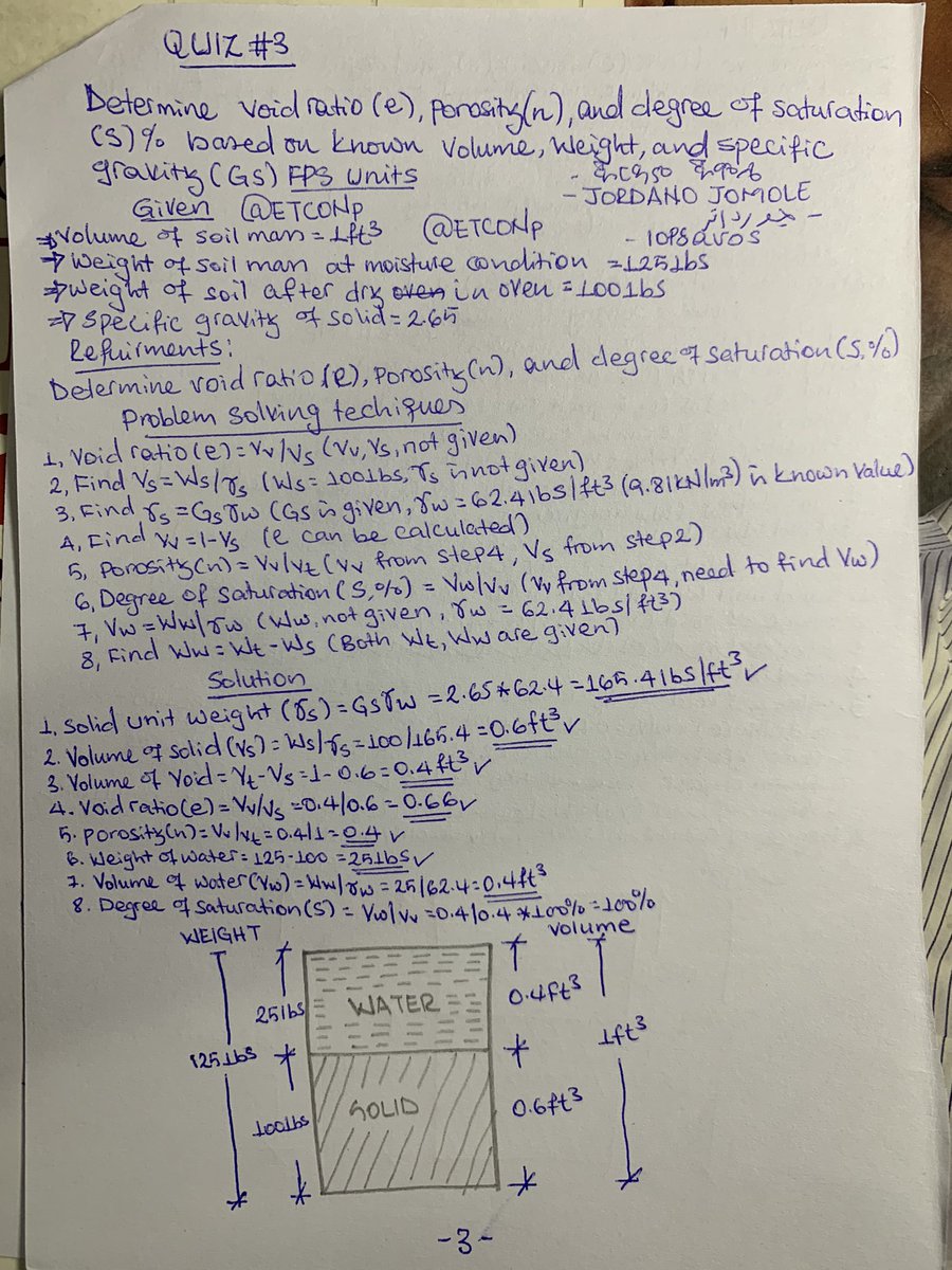 EtconpC's tweet photo. Problem and solution #soilmechanics #Engineering #GeoEngineering #geotechical https://t.co/qc8Te05GEJ