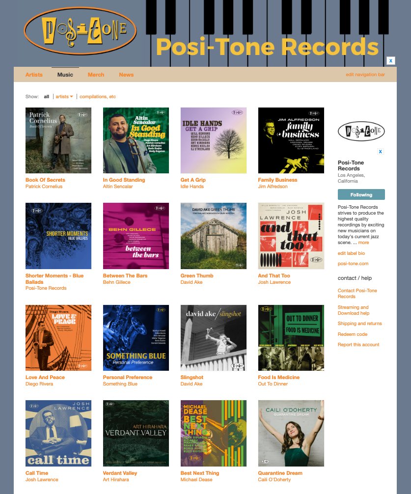 Posi-Tone Records tweet media