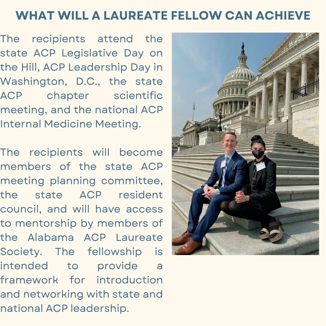 Alabama_ACP's tweet photo. Meet our first class of #acp Laureate #fellows #acpimphysicians from our #alabama #chapter Follow them on #twitter @Sujana94 @AustinOslock and share their passion about our chapter and #IM Would you like to have opportunities like this? Join ACP and learn more. https://t.co/b8clIhGFcV