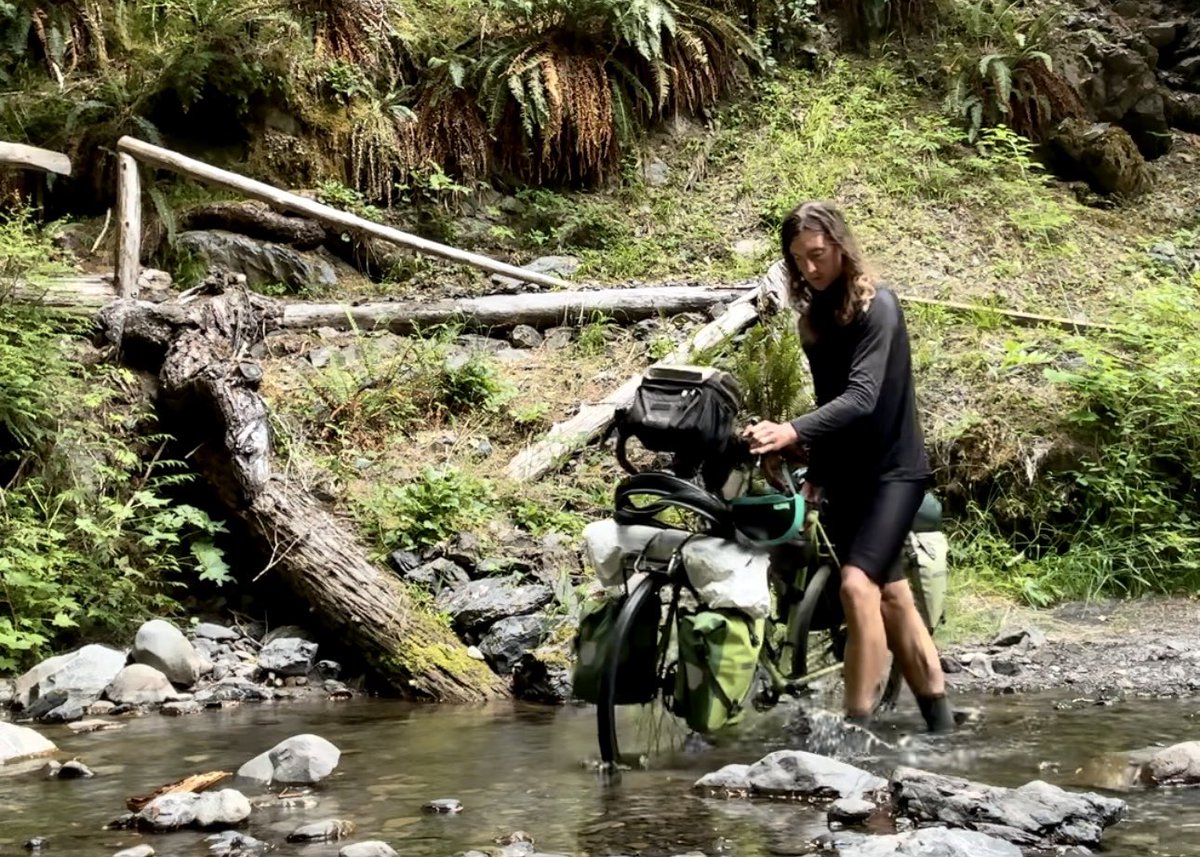 donivanberube's tweet photo. It took two months of hard riding from the North Pole, but I’ve finally made it back to the lower 48. Hiked the bike into the @OlympicNP wilderness in search of hot springs.
#Hike #Hiking #Bike #Biking #Bikepacking #Backpacking #NationalPark #NationalParks #Bikewander #Outsoors https://t.co/sflpZaTOzt