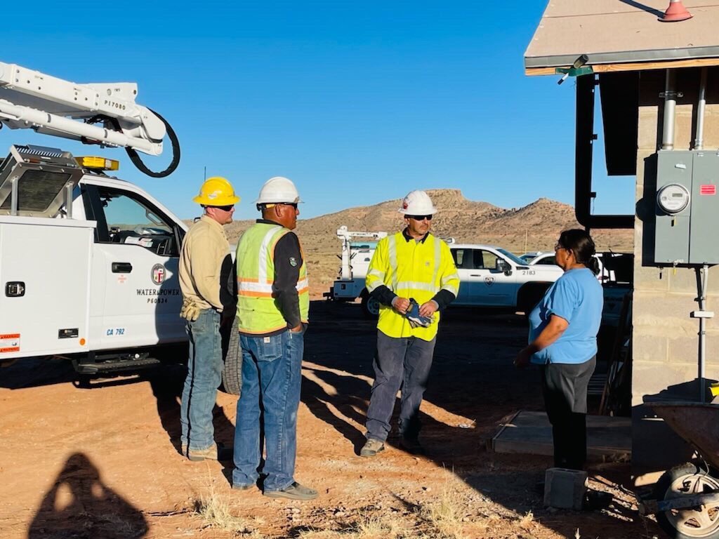 Thanks to President Biden’s infrastructure bill, (that Republicans voted against but try to take credit for) remote locations on the Navajo Nation reservation are receiving electricity and broadband for the first time — EVER.