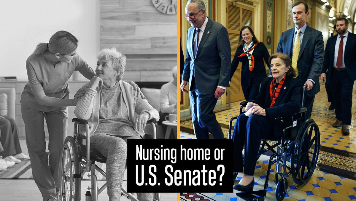 TheBabylonBee's tweet photo. Are You At A Nursing Home Or The U.S. Senate Chamber? 9 Clues To Look For 
https://t.co/Mrtmf1Lc1v https://t.co/uWxQauOTIr