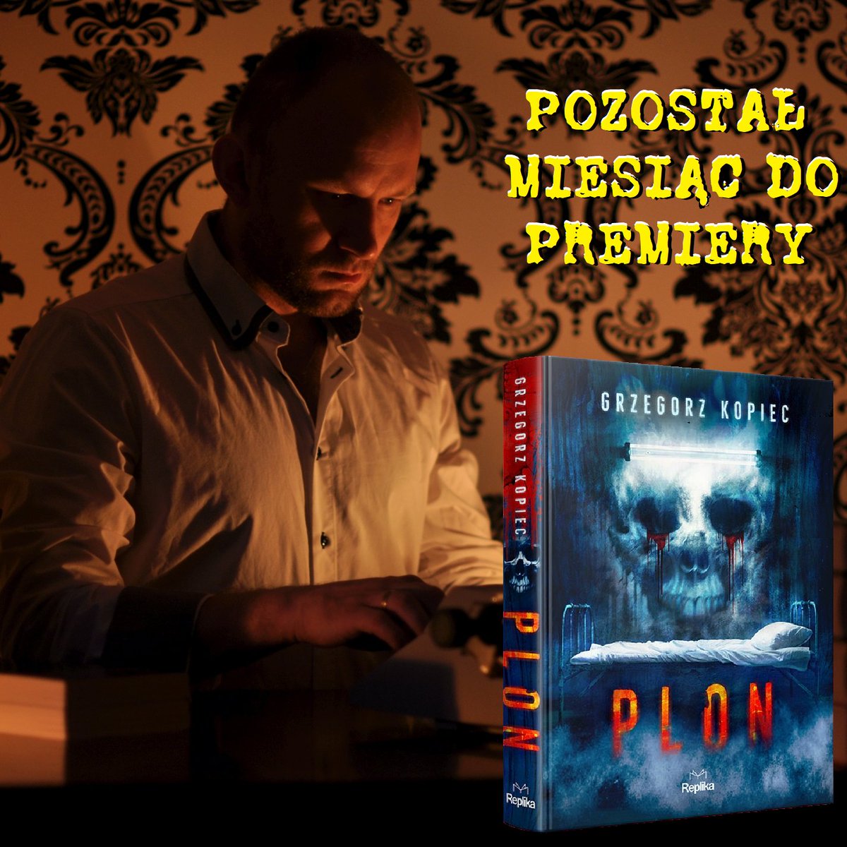 GrzegorzKopiec's tweet image. Premiera "Plonu" za miesiąc, a emocje już sięgają zenitu 🤯

#o20uKopca #Plon #premiera #nowaksiazka #wydawnictworeplika #replika #rodzina #tragedia #klatwa #grzegorzkopiec #pisarz #autor #książki #powieść #polskagroza #polskipisarz #nowapowiesc #thriller #groza #horror