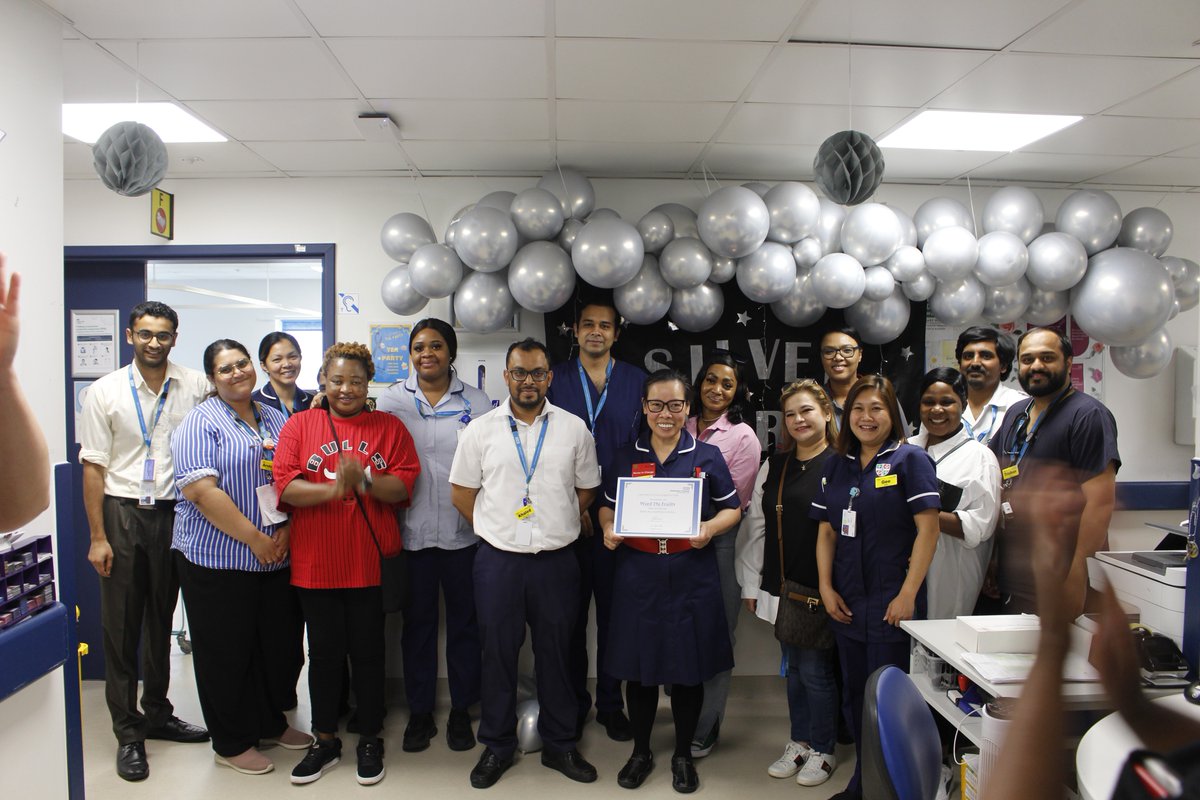 Join us in celebrating Ward 19a (frailty), who recently advanced for a Silver ward accreditation! 

Ward Manager Shirley and the team showed amazing knowledge and teamwork. To celebrate, Shirley made a delicious feast for the team in the ward's garden, well done all!