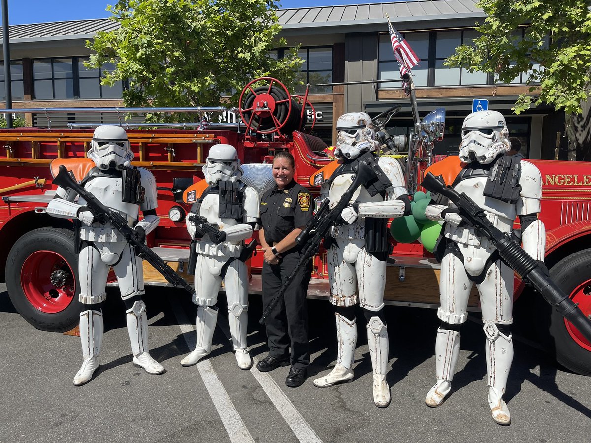 LAFDChief's tweet photo. The Force is strong when we gather to help #conquerkidscancer Come on out to @TheVineyardsLA for @StBaldricks #LAFD / @LAPDHQ fundraiser There’s still time to join the cause! https://t.co/xhmDLGK84b