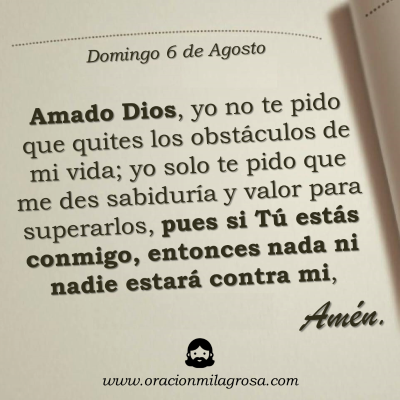 oracion_milagro's tweet photo. Oración para el domingo 6 de agosto: https://t.co/Gbe7d8mxbd