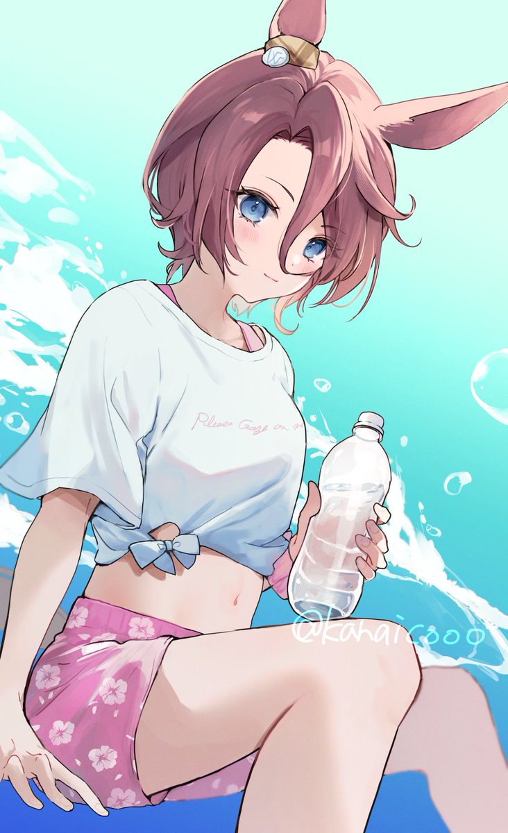 ナリタタイシン(艦これ) 「skebリクのタイシン②…」|奏いこのイラスト