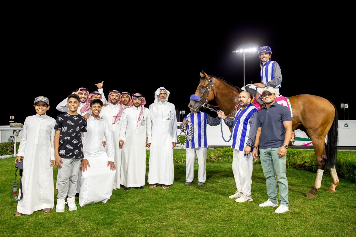 JockeyClubSA_EN's tweet photo. 🇬🇧✅ 3x wins in the UK
🇸🇦🆕 First win in KSA

🥇 TRICOLORE  (Twilight Son) – formerly trained by @MarcoBotti – bolts up in R7 under @adeel_1415 for trainer @Sami_alhurabi and owner @yousft.

#TaifSeason | #SaudiRacing https://t.co/1CLNLw3hKe