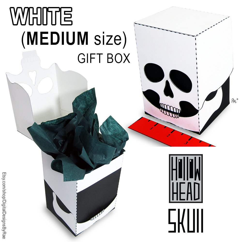Rae_didit's tweet image. Hollow Head Skull gift box! etsy.com/listing/537647… #skull #skeleton #mediumsize #giftbox #printable #Etsy