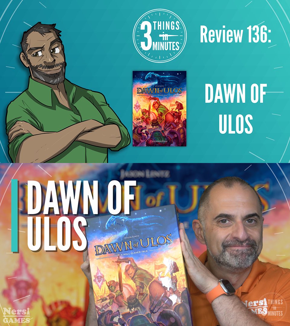 NersiGames's tweet photo. Invest in the early days of the Roll Player universe and check out the review of Dawn of Ulos from @thunderworksgam! Video at
https://t.co/6WKhMWhuCd!
#boardgames #boardgame #bgg #boardgamegeek #tabletopgames #gaymer #nersigames https://t.co/1dGn1pG2Cs