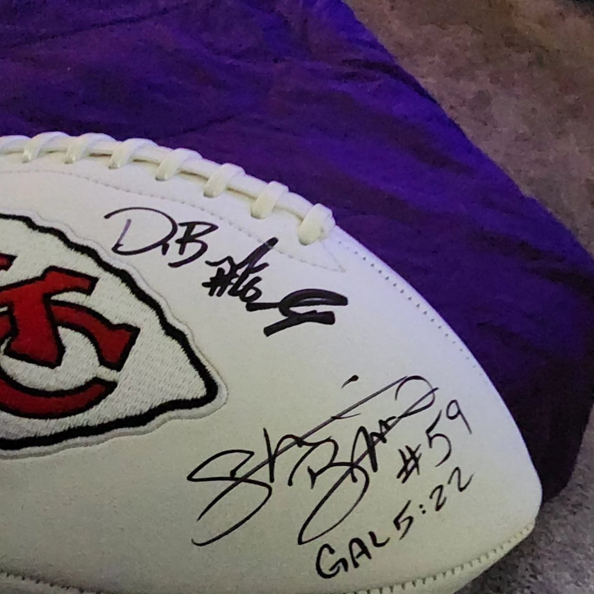 Ran into <a href="/ShawnBarber59/">Shawn Barber</a> such a classy guy great ambassador and he gave me a great autograph