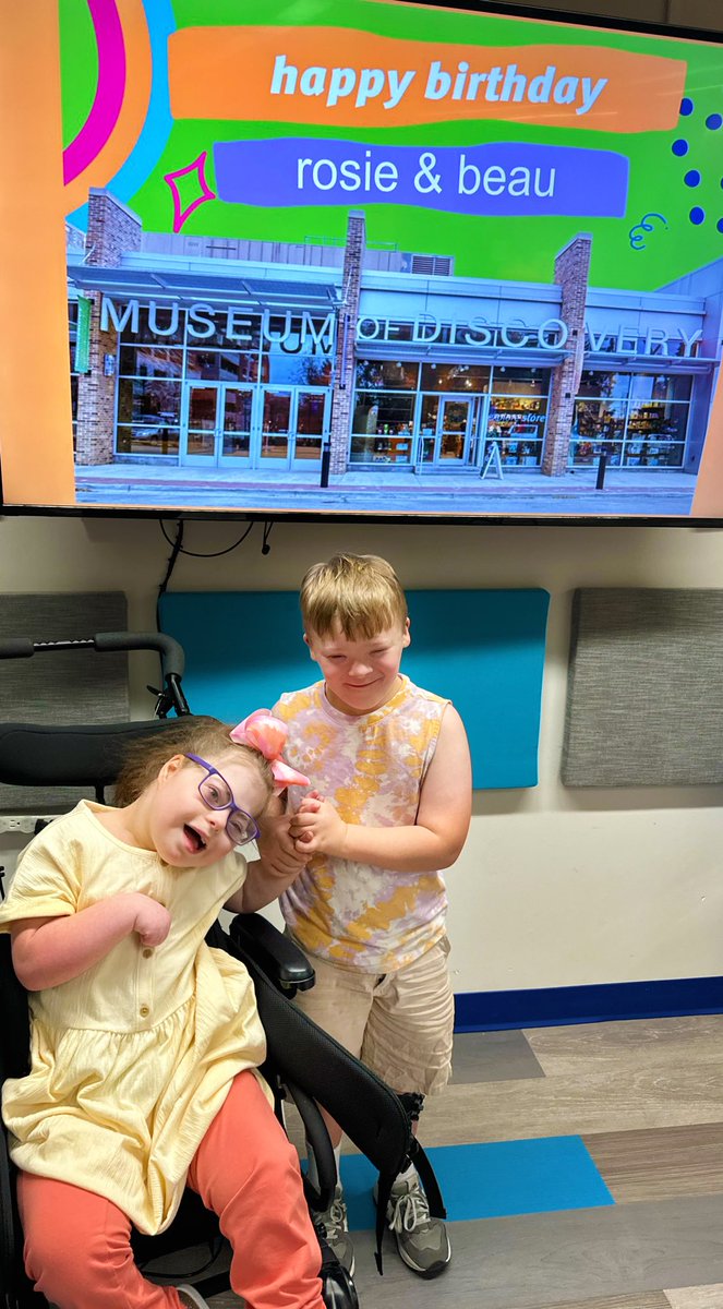 Rosie and Beau had the BEST birthday party at the Museum of Discovery 💙

I’m the luckiest mom in the world.