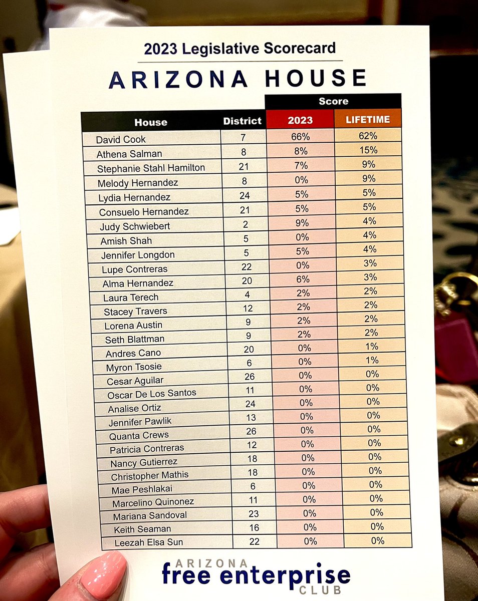 Wadsack4Arizona's tweet photo. ๐ I am proudly tied for 1ST PLACE with a 100% Score from the Arizona Free Enterprise Club!
๐บ๐ธ Thank you, @azfec !
The #ArizonaFreedomTeam & #ArizonaFreedomCaucus are leaders in Arizonaโs Legislature!
#Wadsack4Arizona #AZLD17 #LD17 #2023Session #AZSenate @AFC #ConservativesForTheWin