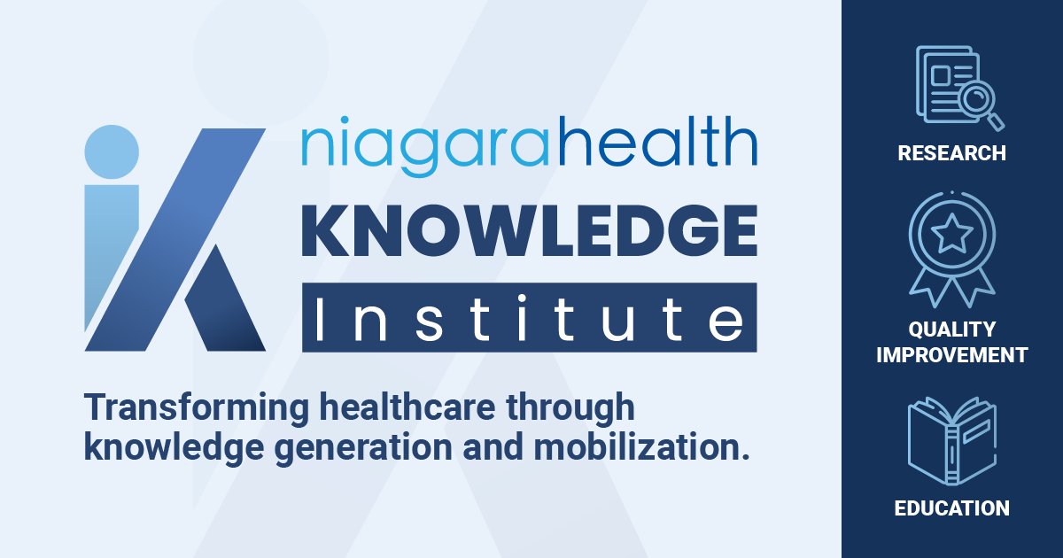 Join our team and help transform #healthcare in #Niagara as a research co-ordinator at the Niagara Health Knowledge Institute! Apply today: careers.niagarahealth.on.ca/erecruit/Vacan… @JenniferTsang12 #NHKI
