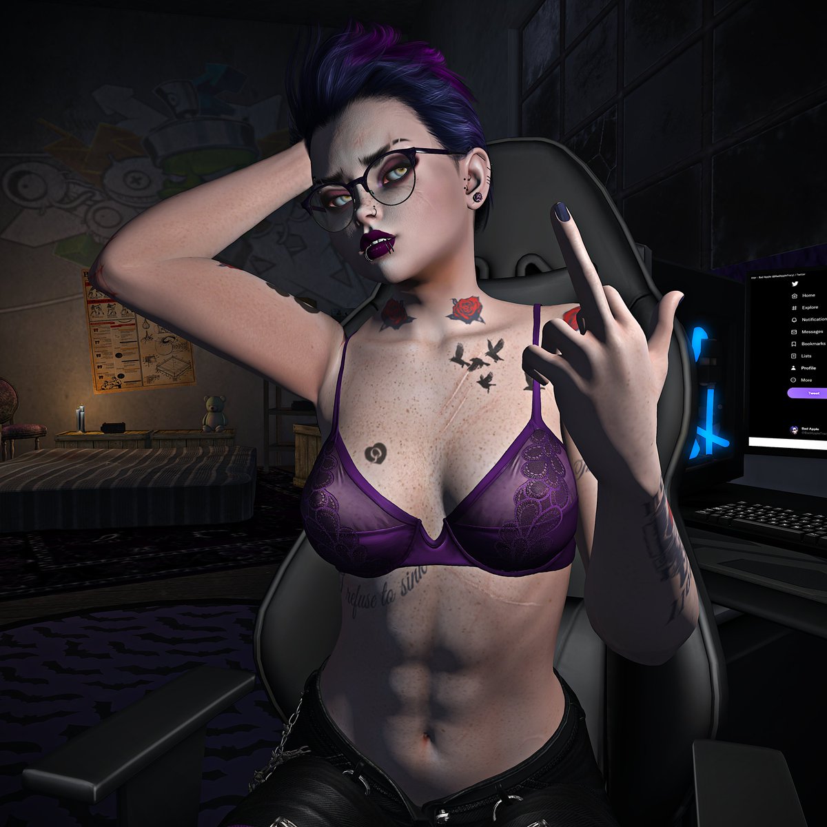 BadAppleTracy's tweet photo. An Electric Cage Match?
Really @DiScarmon!?
I literally just got out of prison a few weeks ago and this is what you put me in for #DiGames?
Whatever, I'm going to take a shower and enjoy the rest of my Saturday. Stay rotten my darlings and I'll #SpoilYouSoon @vwewrestling. https://t.co/fUkdjFf8Iu