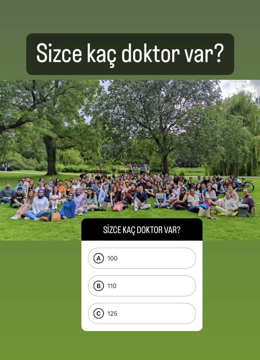 DahiliyeDoktoru's tweet photo. Mevcut şartlar nedeniyle Almanya’ya giden meslektaşlarımızın organize ettiği Hannover buluşmasından bir fotoğraf alttaki tweette.
(Alıntıdır @drhakanbahadr)

Sizce aşağıdaki fotoğrafta kaç doktor var? https://t.co/igQUDJfQQh