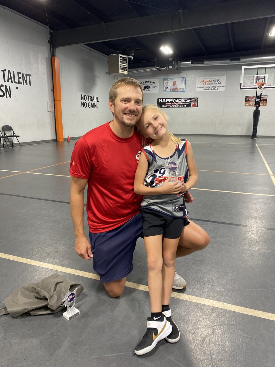 Avery finished her first basketball season today with a win in the championship!