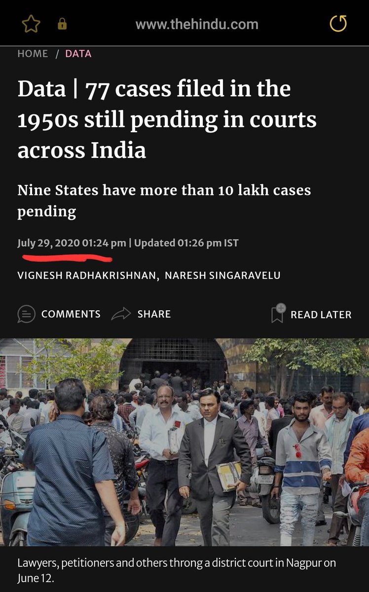 ArnabCh62400936's tweet image. Yes!
Time to file 50,000,000 more cases people. 
No. of pending cases in India now is ~50,000,000
Number of pending cases increase exponentially,  just like data!
#SystemOverhaul
@realsiff