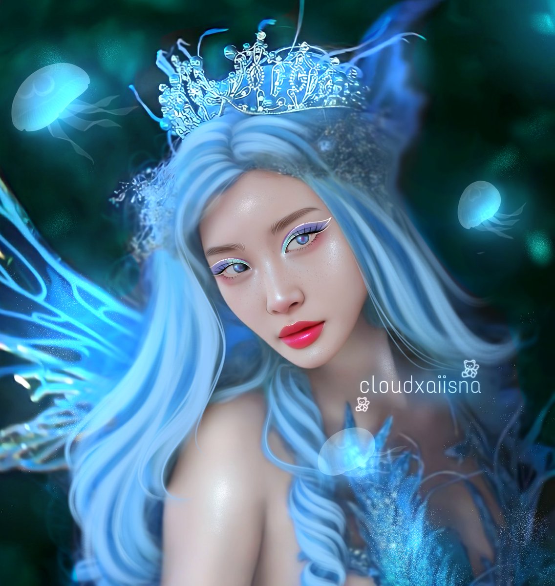 cloudxaiisna's tweet photo. Chungha enchanted fairy edit 

#chungha #edit #fanart #fanpage #trending #tiktok #FYP #fypage #fypviraltwitter #viral #ibispaint #ibisPaintX #manipulation #sparkle https://t.co/nYnN5sn74M
