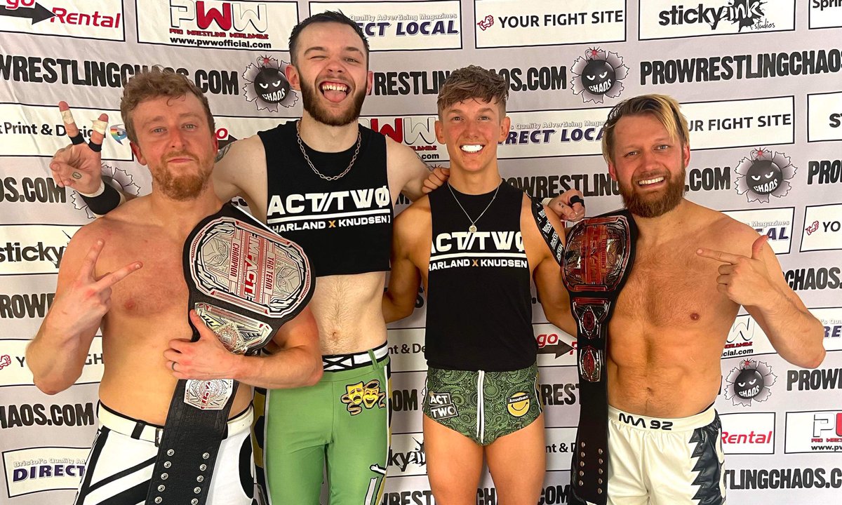 jackknudsen01's tweet photo. Just wrestled for the @IMPACTWRESTLING World Tag Titles ❤️

i can’t believe this is my life https://t.co/elDesvOHgL