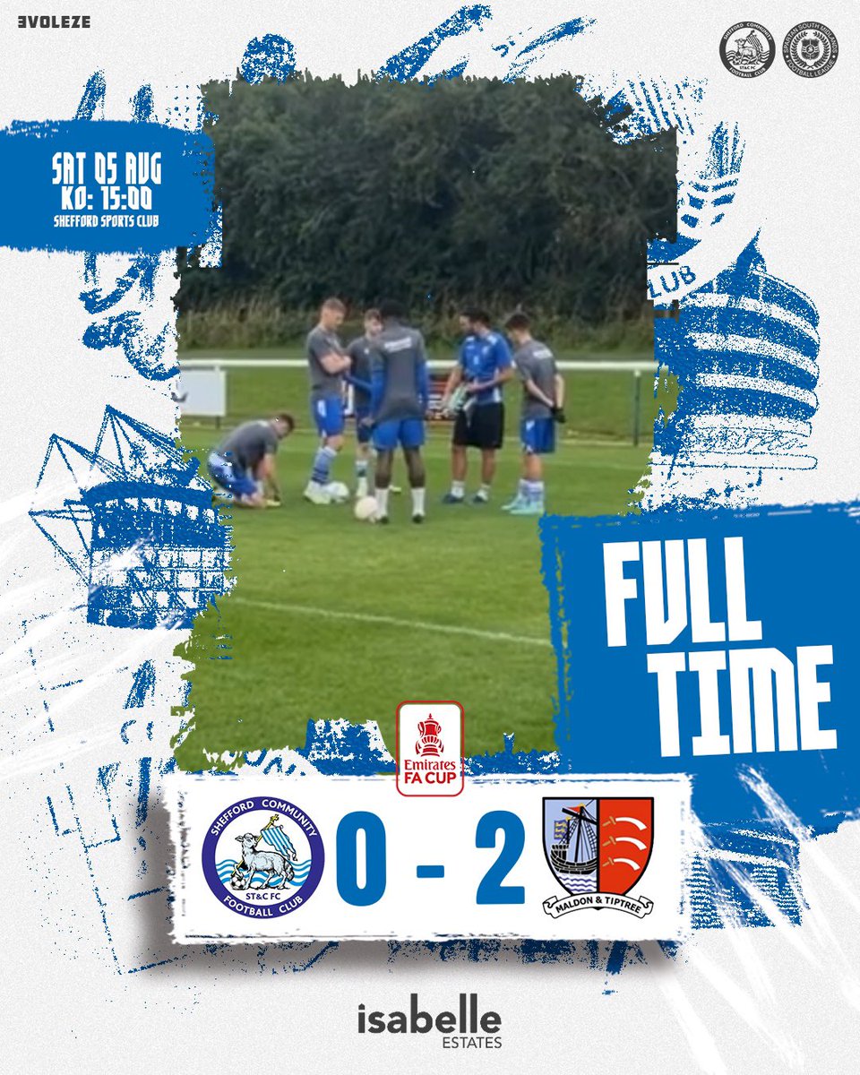 sheffordtowncampton (@sheffordcampton) on Twitter photo A tight game that could have gone either way was won by 2 late second half goals from <a href="/MaldonTiptreeFC/">Maldon & Tiptree FC</a>
A battling display by our young Bluemen but it wasn’t to be
Best of luck to our visitors for the rest of the competition… we hope you enjoyed your visit to <a href="/SheffordSports/">Shefford Sports Club</a> A tight game that could have gone either way was won by 2 late second half goals from <a href="/MaldonTiptreeFC/">Maldon & Tiptree FC</a>
A battling display by our young Bluemen but it wasn’t to be
Best of luck to our visitors for the rest of the competition… we hope you enjoyed your visit to <a href="/SheffordSports/">Shefford Sports Club</a>