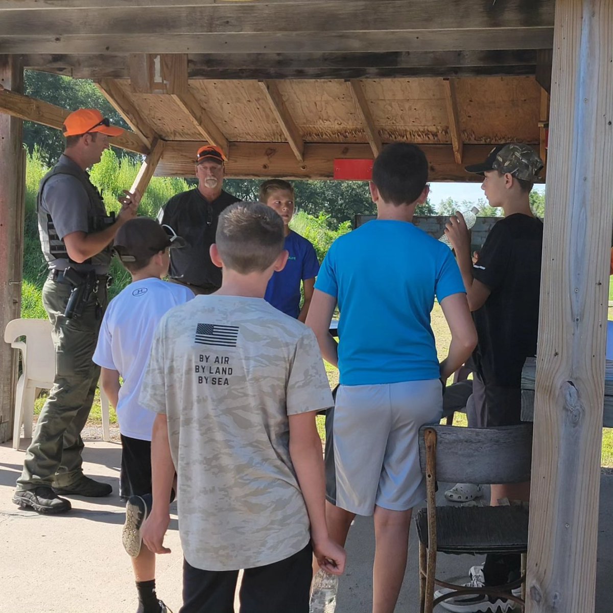 JoeNickerson80's tweet photo. Last month Patty did the online portion of his hunter safety course. Today we drove to Columbus so he could do the in person Hunt Safe Session to complete his certification. He demonstrated Marksmanship, safe gun handling, zones of fire, and tree stand safety. He aced it! Proud. https://t.co/CfjW2f2jbx
