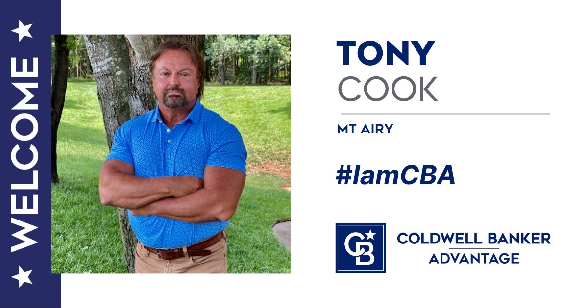 Please help us give a big welcome to Tony Cook in our Mount Airy office!

Welcome, Tony!
#iamcba #cbadvantage #withyoualltheway #mountairync