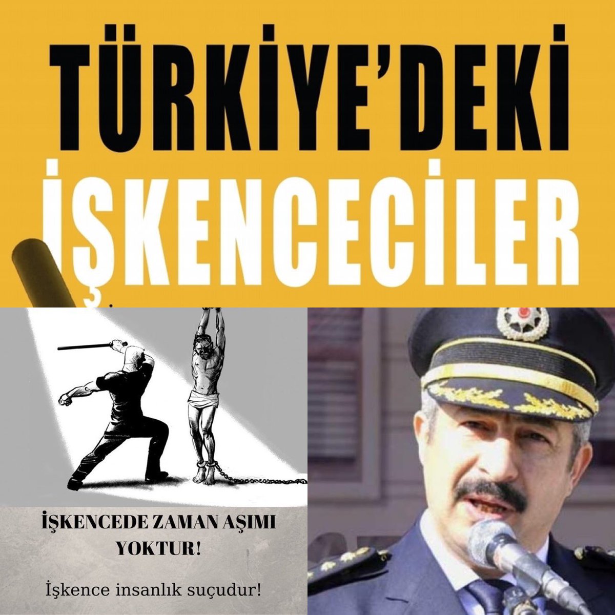 derfokus's tweet photo. 📌 𝟏𝟓 𝐓𝐞𝐦𝐦𝐮𝐳 𝐠𝐞𝐜𝐞𝐬𝐢 telefonla göreve çağrılan Emniyet İstihbarat Daire Başkanlığı'nda görevli 𝟏𝟔 𝐩𝐞𝐫𝐬𝐨𝐧𝐞𝐥𝐞, Daire Başkanı 𝐄𝐧𝐠𝐢𝐧 𝐃𝐢𝐧𝐜̧'𝐢𝐧 𝐞𝐦𝐫𝐢𝐲𝐥𝐞 bir hafta boyunca 𝐢𝐬̧𝐤𝐞𝐧𝐜𝐞 yapıldı.

işkencede ZamanAşımıYok https://t.co/B104szbl6Y