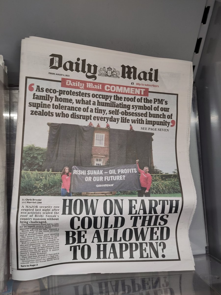 When tens to hundreds of thousands of people march on London or gather round the country telling government to better protect the environment, while news agencies like <a href="/DailyMailUK/">Mail+</a> <a href="/DailyExpressRB/">Daily Express</a> &amp; <a href="/BBCNews/">BBC News (UK)</a> fail to report it, you leave people needing to be creative. It's on you!