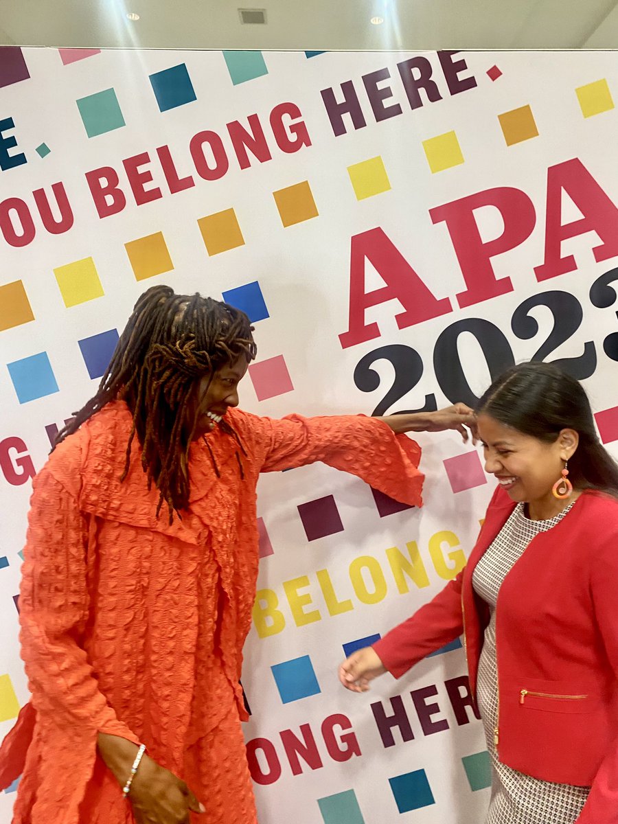 I don’t take these moments for granted. Thank you @drthema 

#APA2023