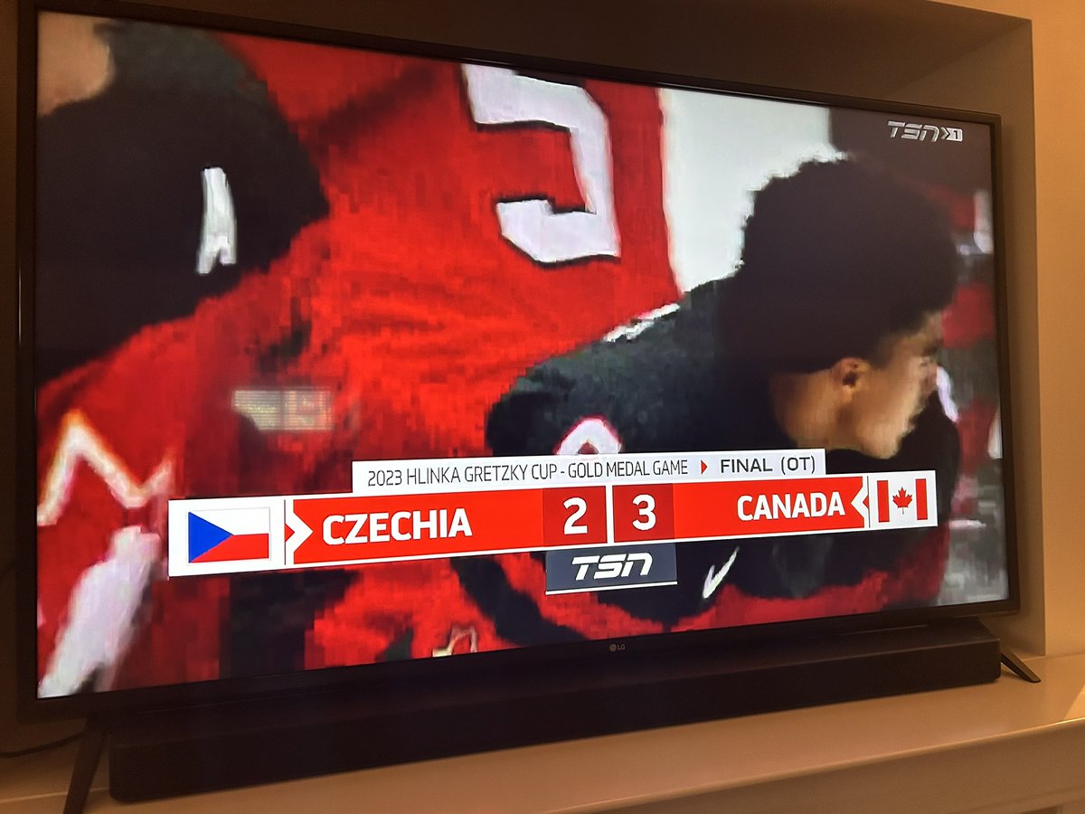 SaskatoonMHA's tweet photo. Huge congratulations to SMHA alumni Berkly Catton &amp; Roger McQueen on winning Gold today with Team Canada at the Hlinka Gretzky Cup!

Both players were major contributors to Canada’s success! 

Well done boys! Enjoy the win!

#HlinkaGretzkyCup https://t.co/L9grLR6Ruz