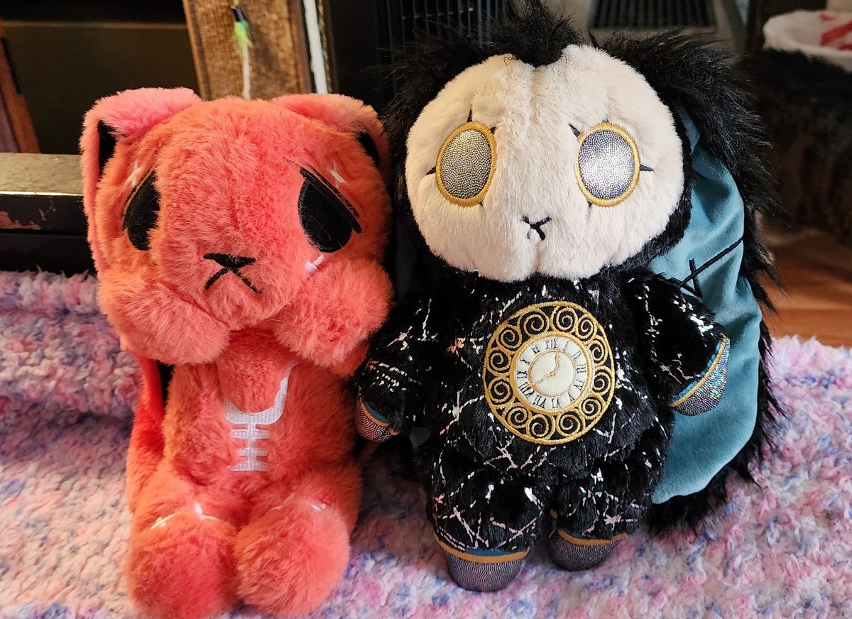 NomiTsunami's tweet image. Meet Anxy &amp;amp; Odis ❤️ #plushiedreadful