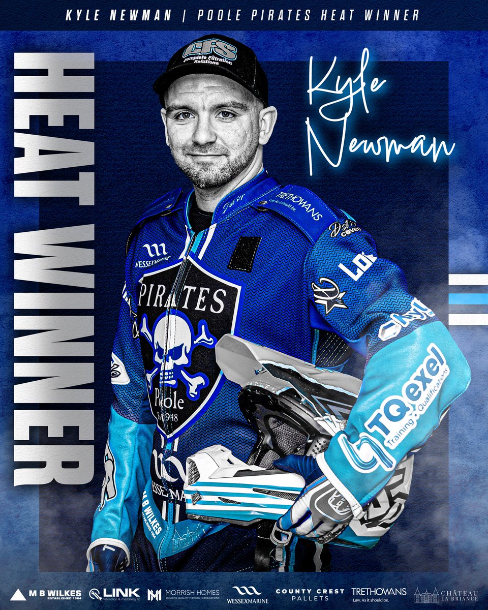 Heat 8 Result 
1st K.Newman
2nd L.Complin
3rd J.Knudsen
4th C.Coles [fell exc]
1-5 (21-27) AGG 57-81