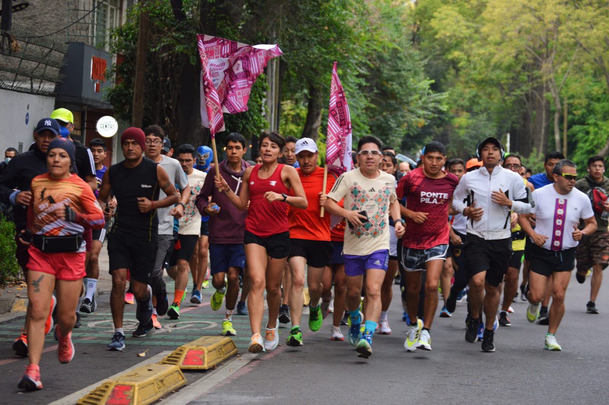 CorreCDMX's tweet photo. La velocista Beatriz García lideró la segunda parte del Maratón por Etapas, un fin de semana más de preparación para la gran prueba del próximo 27 de agosto. 🏃‍♀️💗

No olvides inscribirte, aún estás a tiempo. https://t.co/4zlu2YfxPu