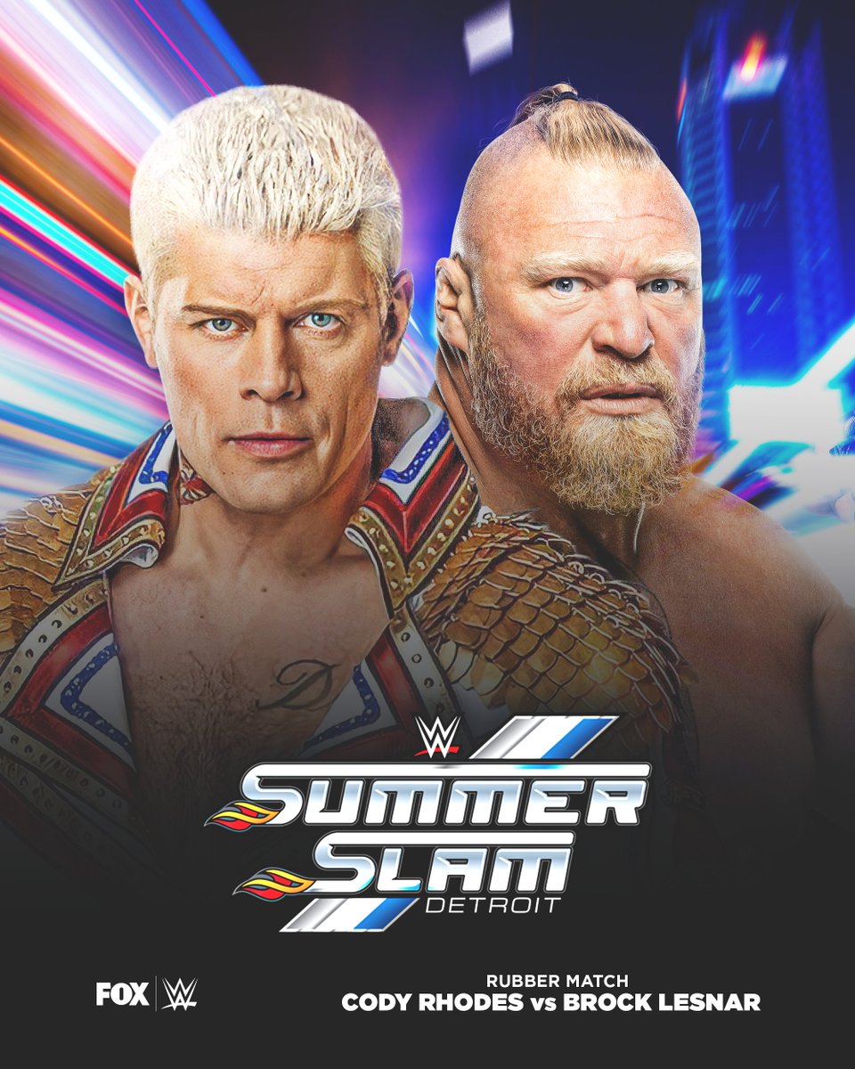 WWEonFOX's tweet photo. The Trilogy comes to an end TONIGHT at #SummerSlam! https://t.co/AOGngQXect