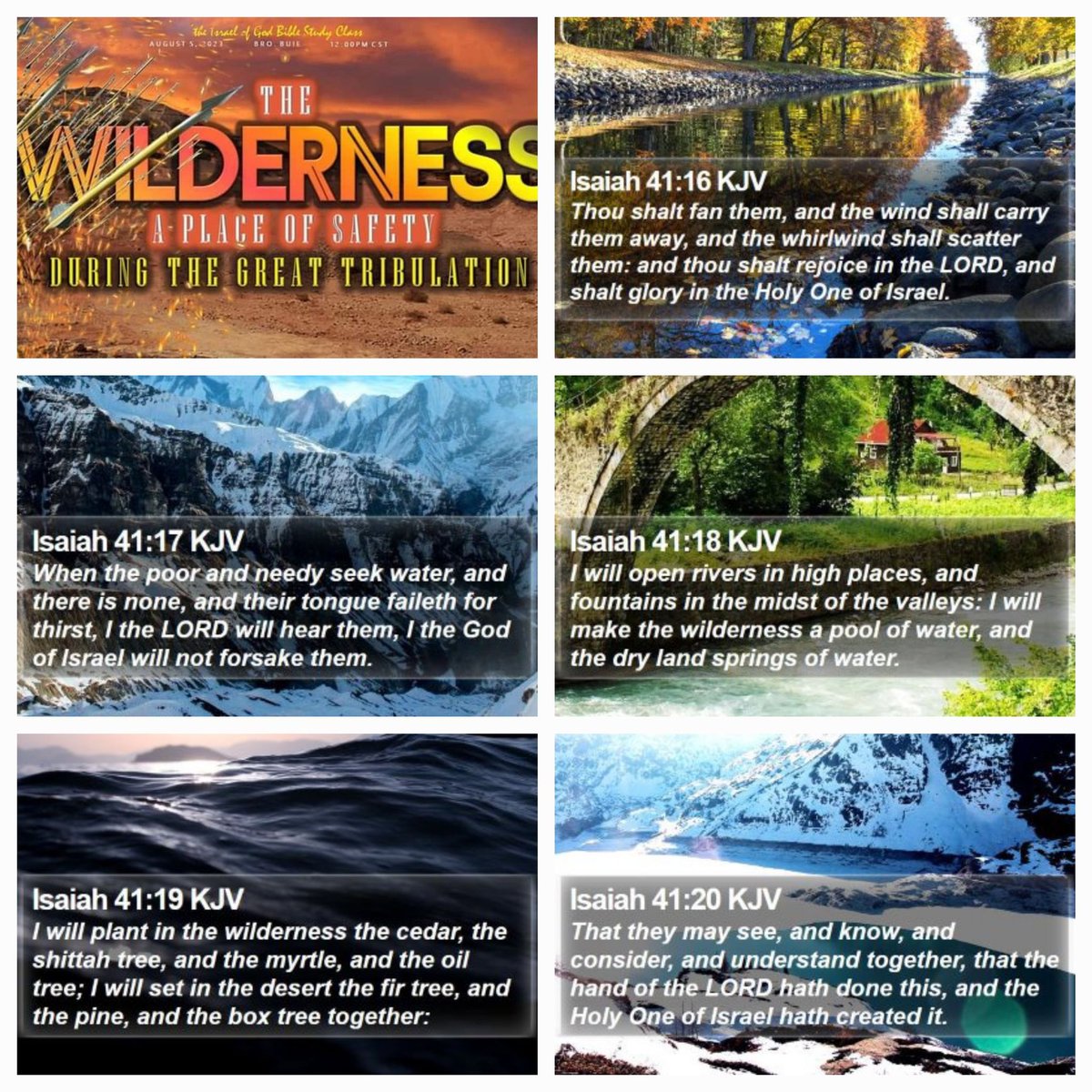 Clovis198729's tweet image. ☆HOLY ONE OF ISRAEL = JESUS
☆JESUS WILL TURN THE DESERT INTO A BOUNTIFUL PLACE FOR HIS SERVANTS A PLACE.
#PART13