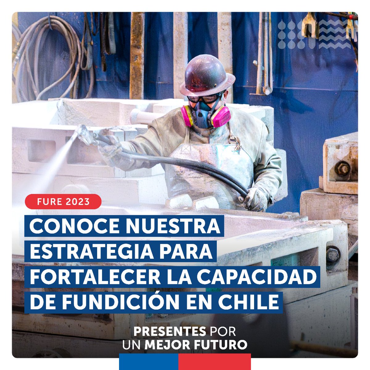 MinMineria_cl's tweet photo. 🇨🇱 ¿Ya conociste nuestra estrategia #FURE?
Ingresa a 📲 https://t.co/1mCKyGqmLt y entérate de los detalles de esta iniciativa que busca posicionar a la minería chilena en la producción de cobre sostenible y carbono neutral. https://t.co/61w8d9EgcN