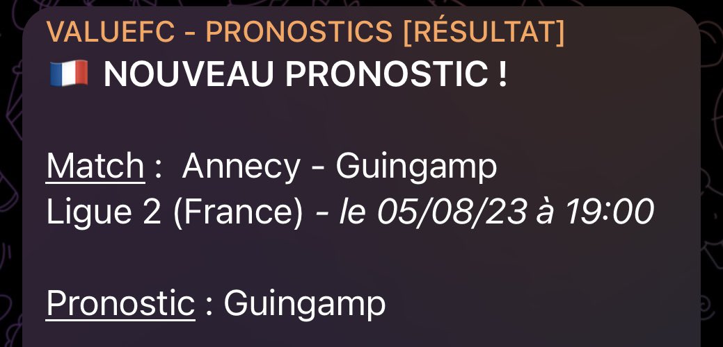 YbetProno's tweet photo. Elle est belle !!
Guingamp @ 2.65 dont la côte avait largement chuté jusque 📉 @ 2.06 qui valide le spot du https://t.co/vmG9wkztX2 en gagnant 1-4 🔥
#ValueFC https://t.co/7riZpb4gqb
