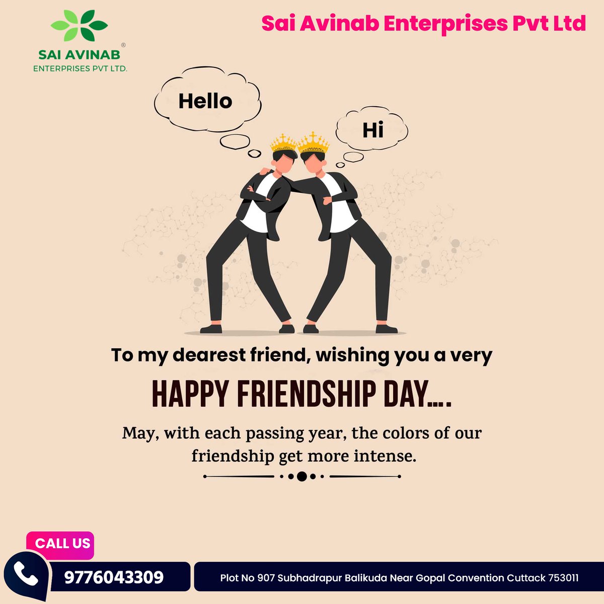 SaiAvinab_Ent's tweet photo. Dost k bina zindagi mein kya hi maza hai ??
#happyfriendshipday #SAEPL https://t.co/7FzaRo2MJS