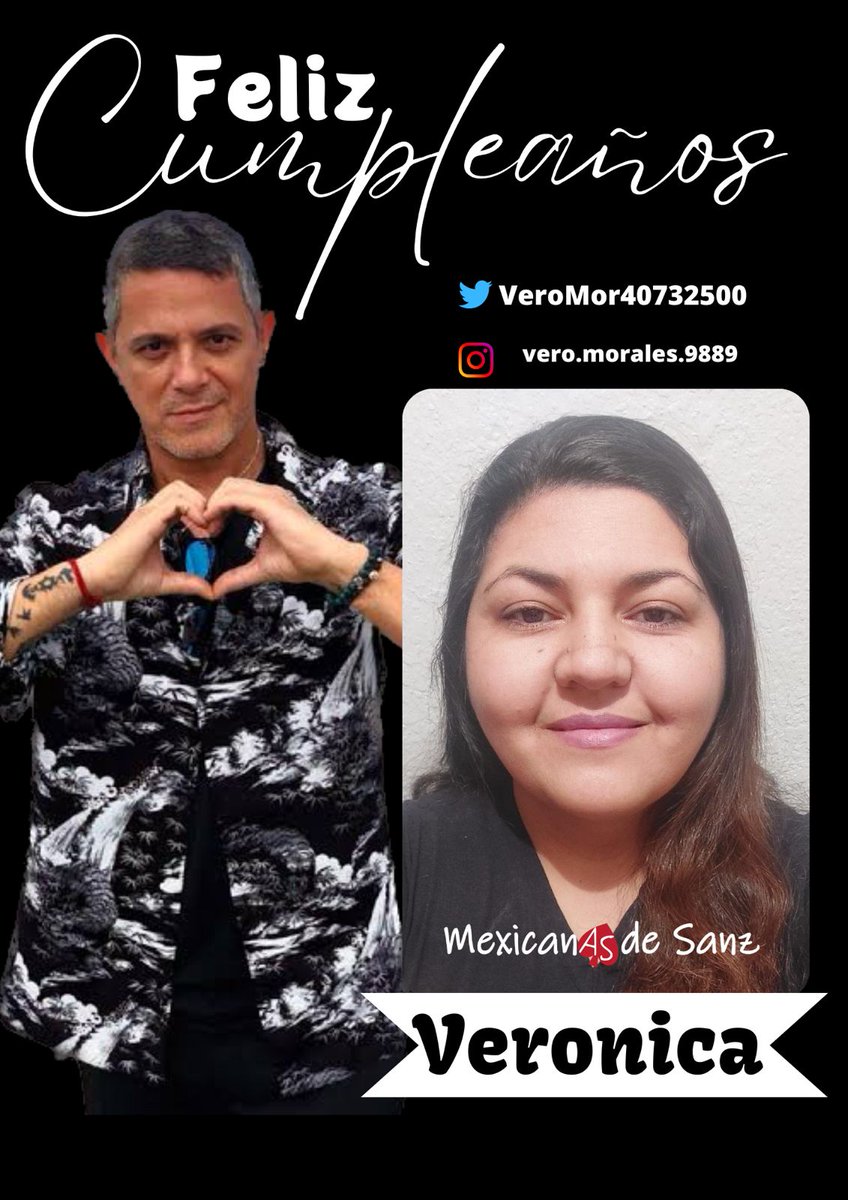 mexicanASdeSanz's tweet photo. Hoy celebramos una vuelta más al Sol de nuestra querida Vero @VeroMor40732500 y sería muy feliz si pasas por su buzón y le concedes una felicitación, ¿Lo harías posible? 🙏🏼

#cumplesanzero
#MexicanASDeSanz🇲🇽
#DescolgandoEstrellas✨ https://t.co/e6E311zjsq