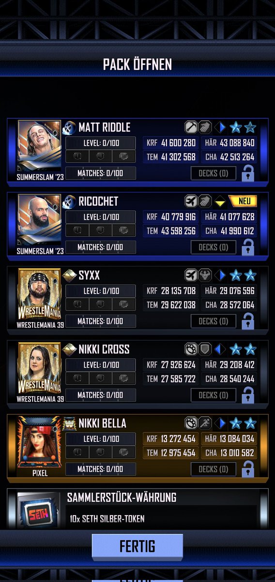 MrAngezockt's tweet photo. 2ter in #LastOneLeft geworden und hat richtig gegönnt... Riddle wird auch pro 🥳🥳🥳
#WWESuperCard #mrateam https://t.co/8VQB6yuWjH