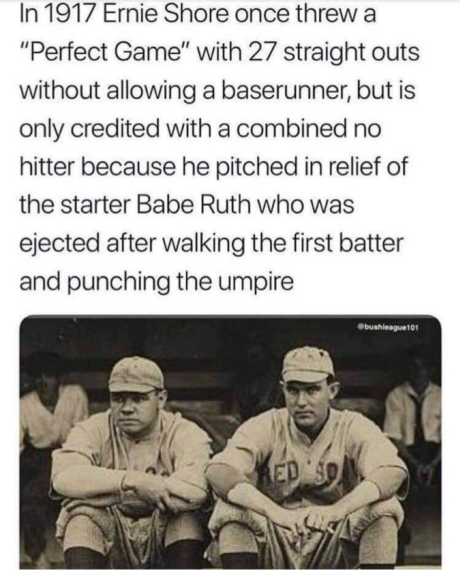 nut_history's tweet image. Best Babe Ruth “stat”