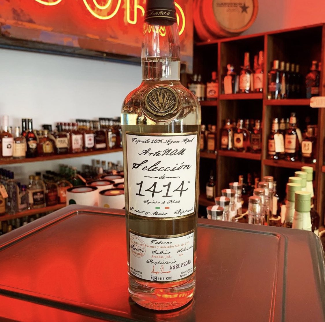 We’re sipping tequila this weekend! Are you with us!?
Check out Artenom Seleccion 1414 Reposado Tequila!

This 100% agave tequila is aged in American white oak barrels. 

Tasting notes including subtle oak, vanilla, cinnamon, clove, black pepper and earth.

750ml • $69.99!