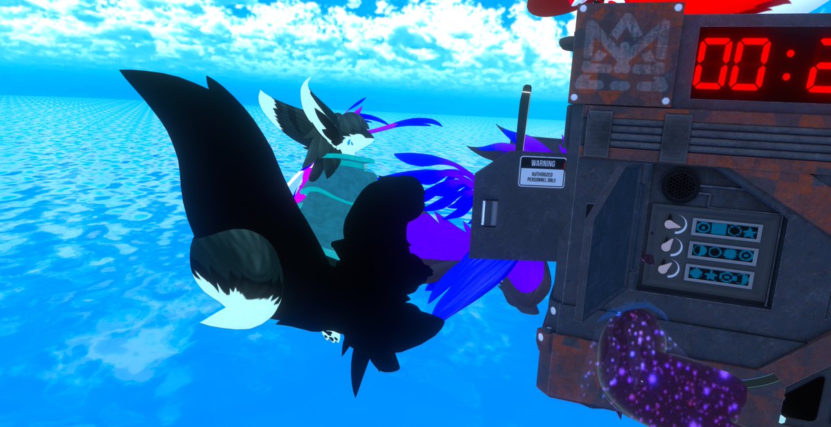 MrQui1l's tweet photo. Had a fun day with my fellow rikkors. I missed hanging out with you guys all.
#rikkor #furry #furrycommunity #furryfandom #vr #VRChat #vrc #water #fluffly #cute #box #fluff #large #adorble #fun https://t.co/BhCpAM0GVX