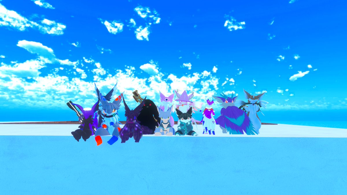 MrQui1l's tweet photo. Had a fun day with my fellow rikkors. I missed hanging out with you guys all.
#rikkor #furry #furrycommunity #furryfandom #vr #VRChat #vrc #water #fluffly #cute #box #fluff #large #adorble #fun https://t.co/BhCpAM0GVX