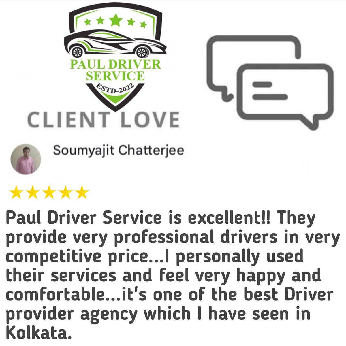 pauldrivergroup's tweet image. We ❤️ our Customers! Customer feedback about our driver service. Trust us our reviews speak for themselves! ⭐️⭐⭐⭐⭐️️️️
Connect with us 24/7. We have real people to talk to online or on the phone.

•More information here💁🏻‍♀️
 pauldriverservice.com

#driverservice #BookNow