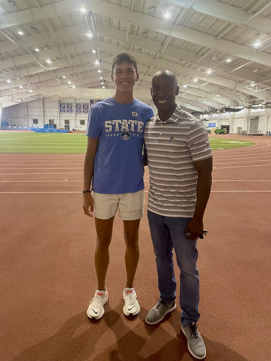 Ryce Reynolds (@reynoldsryce) on Twitter photo Thank you <a href="/NicFortenberry/">Nic Fortenberry</a> for taking the day to show me all about @KUTrack! #RockChalk‼️ Thank you <a href="/NicFortenberry/">Nic Fortenberry</a> for taking the day to show me all about @KUTrack! #RockChalk‼️