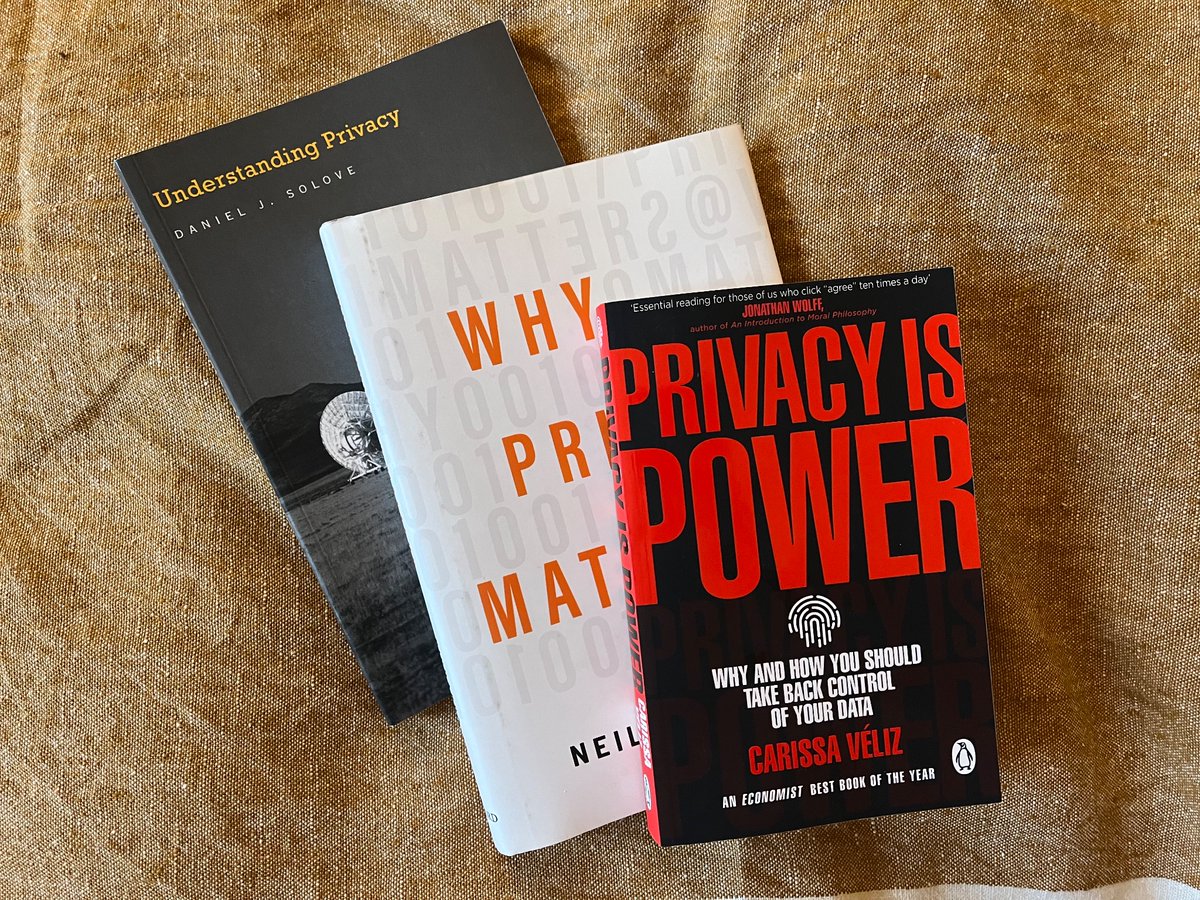 Super excited to join the 🙈 Privacy team at Meta – what should I be reading?