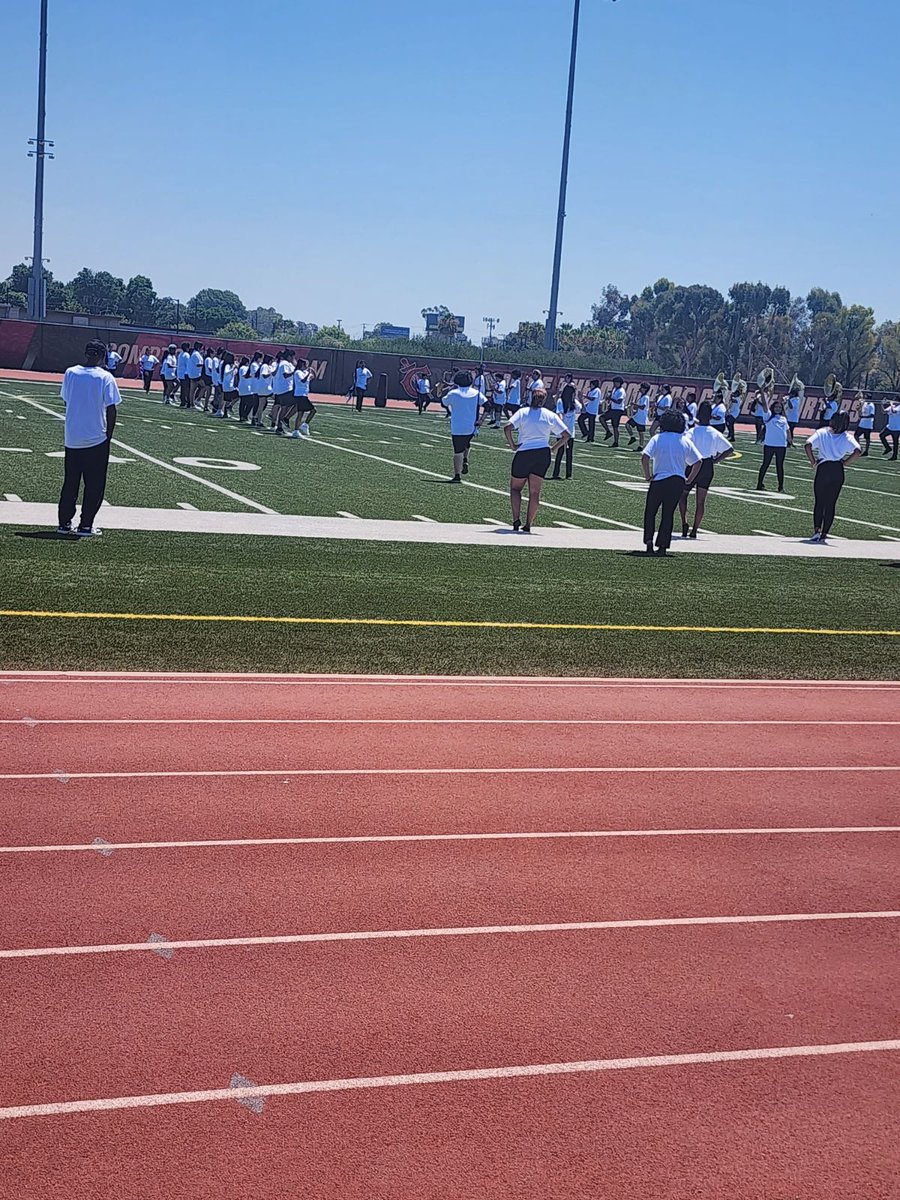 Compton, Dominguez, Centennial, and Compton Early College band camp today to prepare for a great 2023-2024! Compton Unified rocks!!!