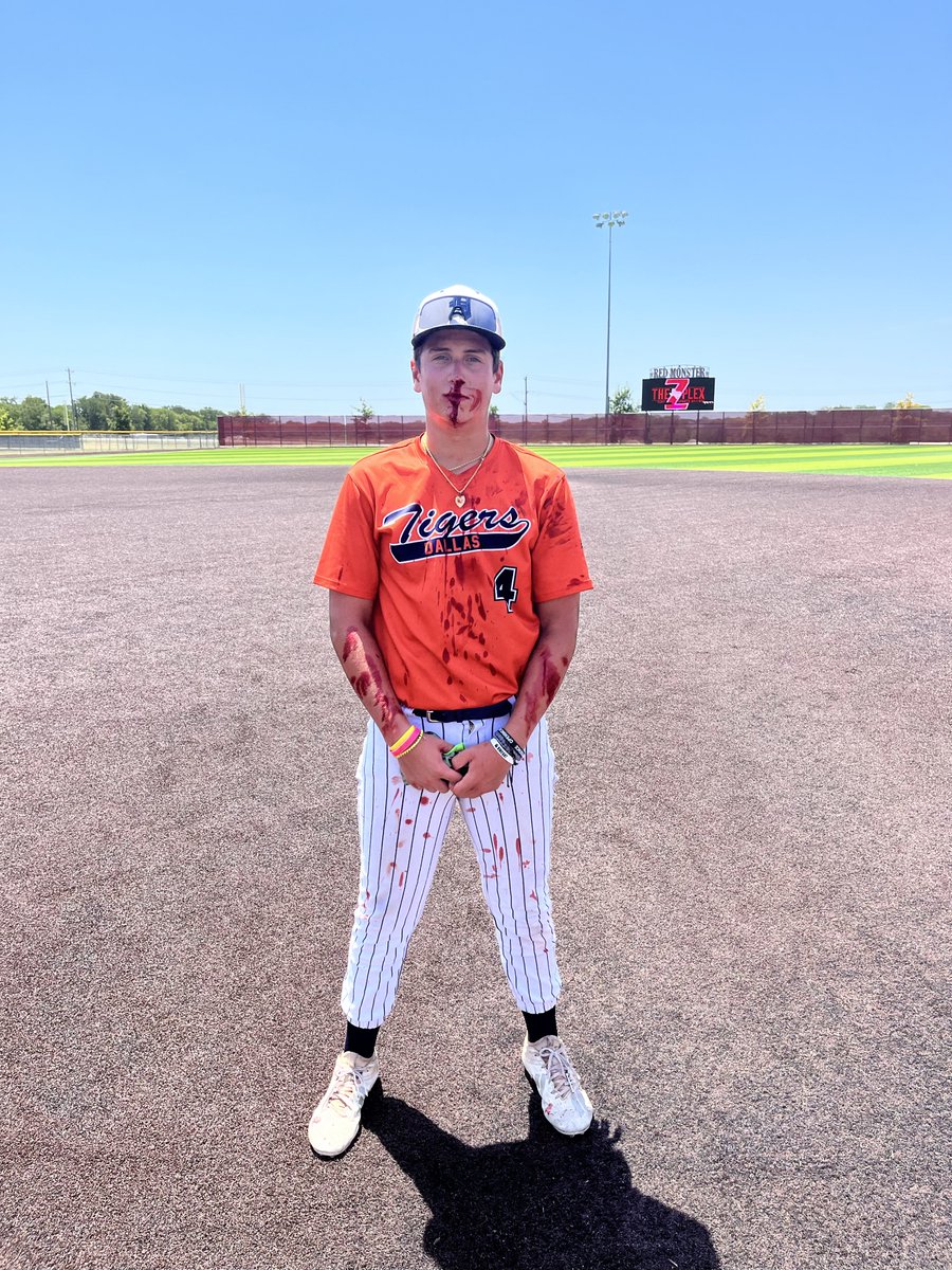 ✭Five Tool Texas✭ (@fivetooltexas) on Twitter photo F: <a href="/DTigerBaseball/">Dallas Tigers</a> 15U Cecil 23, WR Baseball 1
PoG: <a href="/HiebschTitan/">Titus Hiebsch</a> 2 IP, 3K, 0H
Hitter: @Barhamjordin 2-2, 2B, 4 RBI F: <a href="/DTigerBaseball/">Dallas Tigers</a> 15U Cecil 23, WR Baseball 1
PoG: <a href="/HiebschTitan/">Titus Hiebsch</a> 2 IP, 3K, 0H
Hitter: @Barhamjordin 2-2, 2B, 4 RBI
